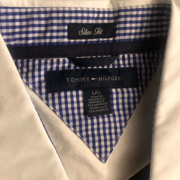 Tommy Hilfiger Slim Fit Striped Button Down - Picture 7 of 8